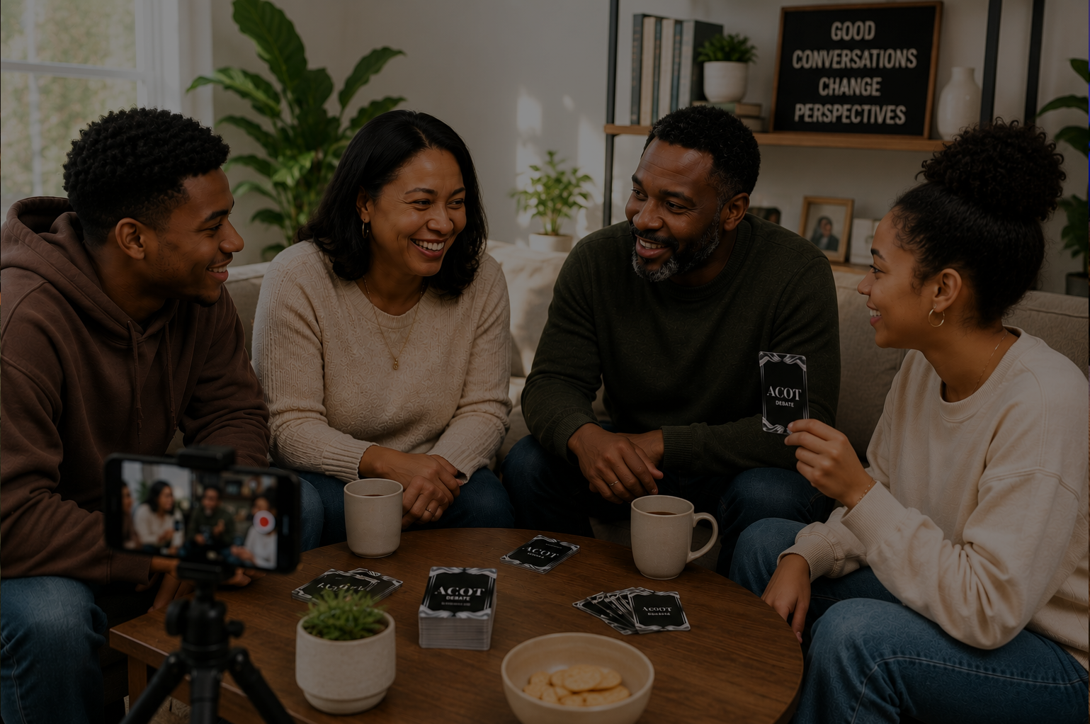 ACOT– Know My Parents was created as an opportunity to pause time. To sit down with the people who raised you and love you.